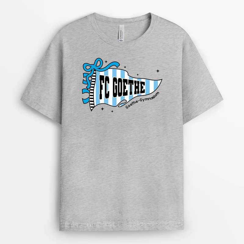 Mannschaftssport In Der Schule + Sportwimpel - Personalisierte T Shirts Schulteam Mascot Weiß