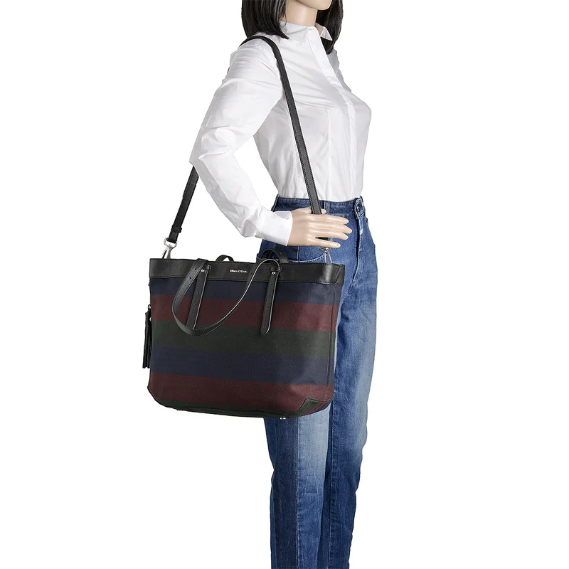 Marc O'Polo Streifen Shopper mop16