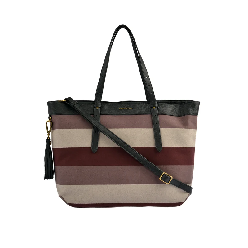 Marc O'Polo Shopper Stripy Canvas