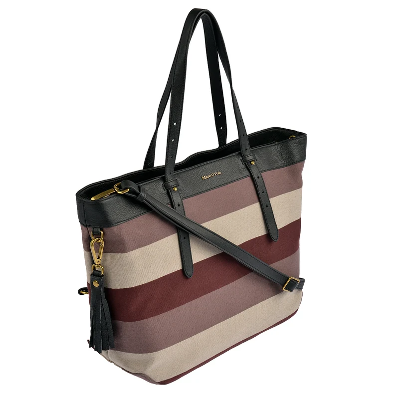 Marc O'Polo Shopper Stripy Canvas