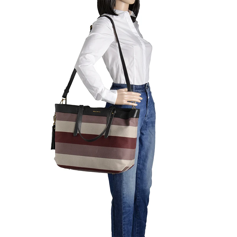Marc O'Polo Shopper Stripy Canvas
