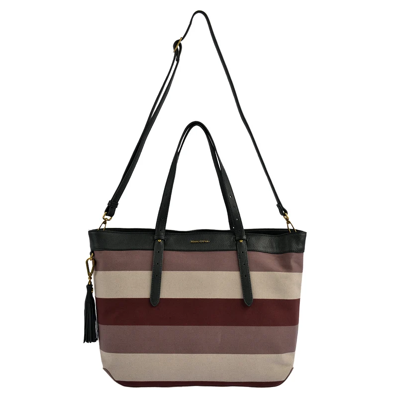 Marc O'Polo Shopper Stripy Canvas