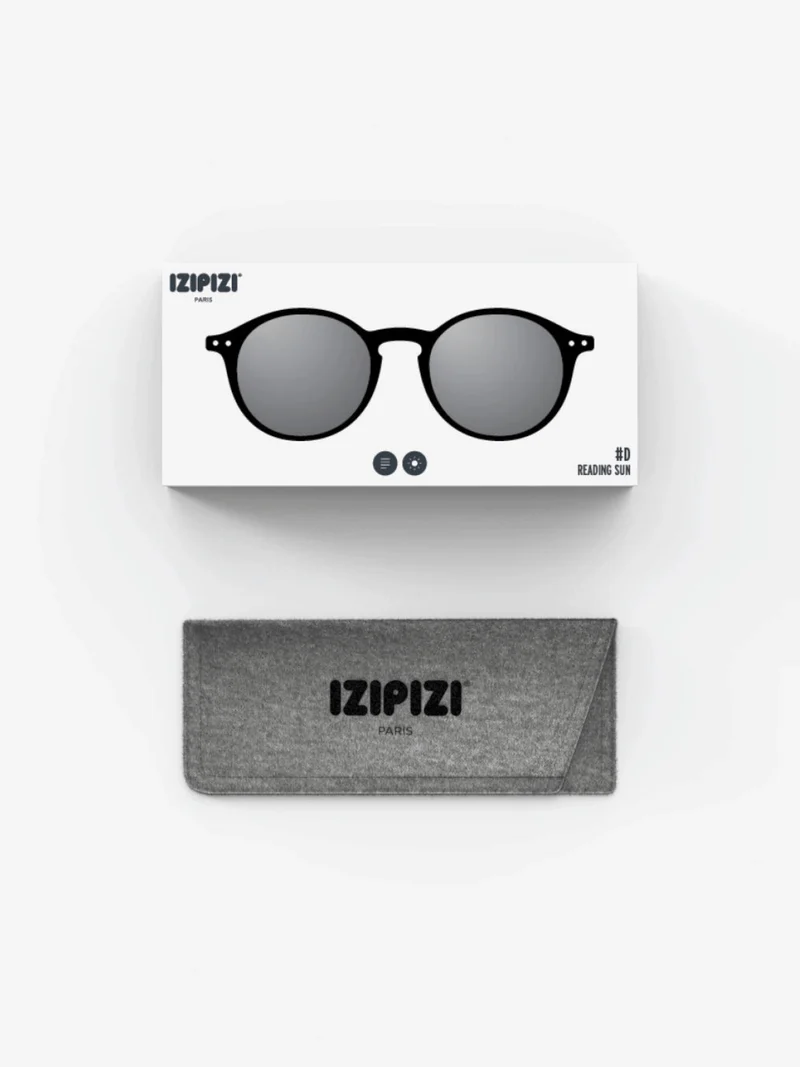 Sonnenlesebrille #D Schwarz
