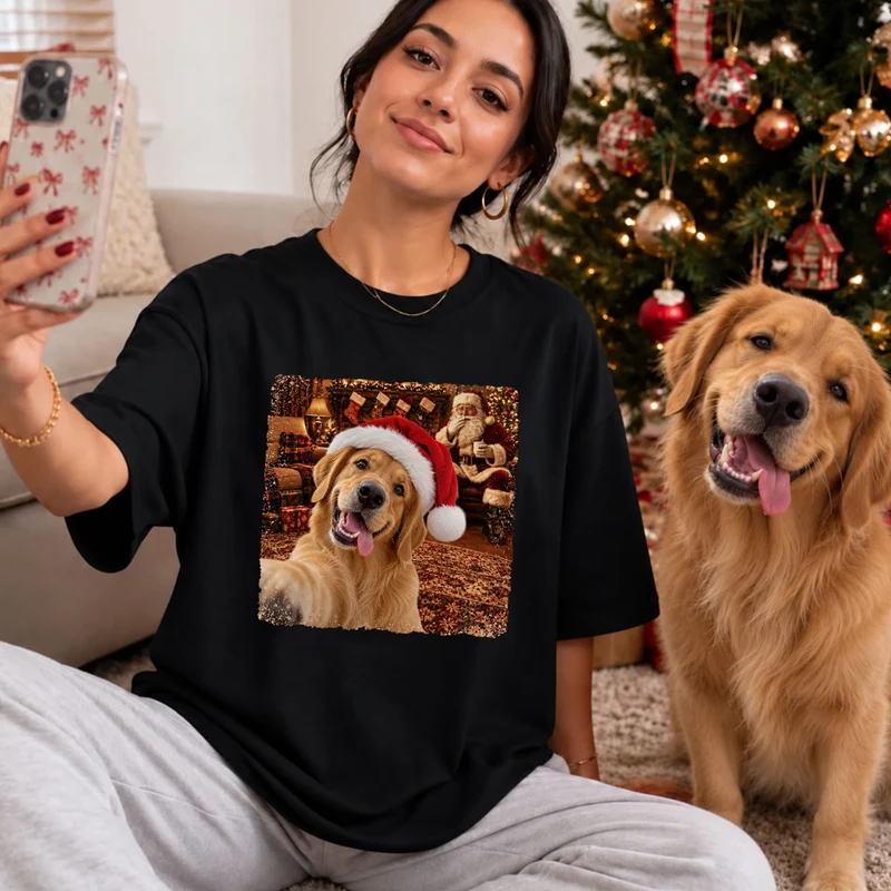Haustier Foto - Lustiges T Shirt Personalisiert Weihnachten