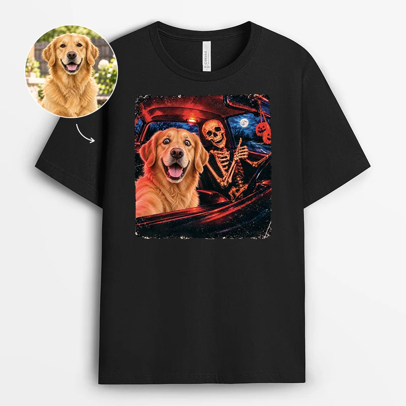 Haustiere AI Bild Generator Lustig - Personalisierte T Shirt Männer Damen