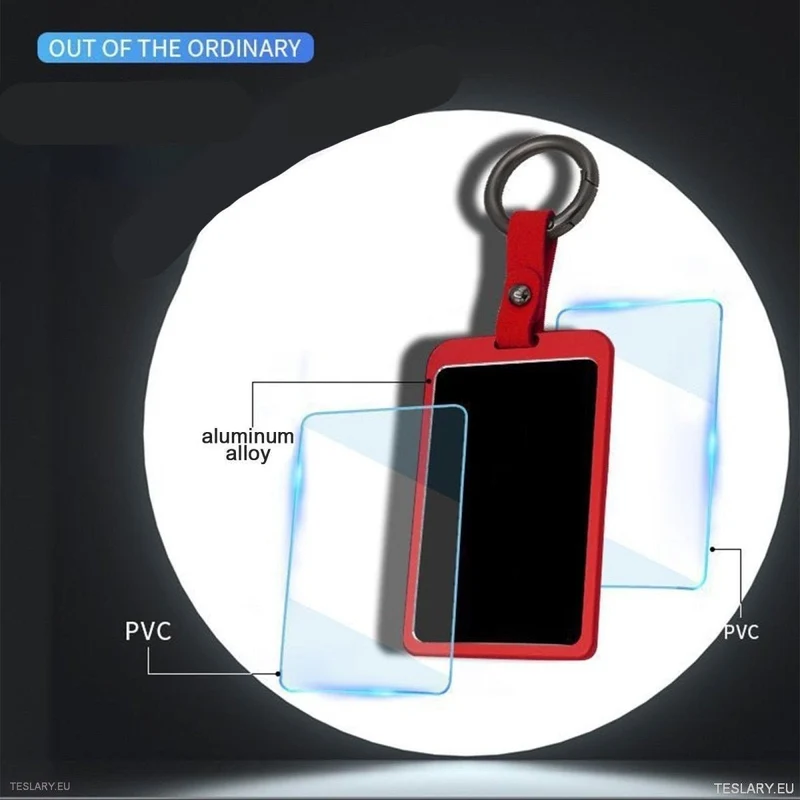 Schlüsseletui aus Aluminiumlegierung für Tesla 3/Y RFID-Schlüsselkarten