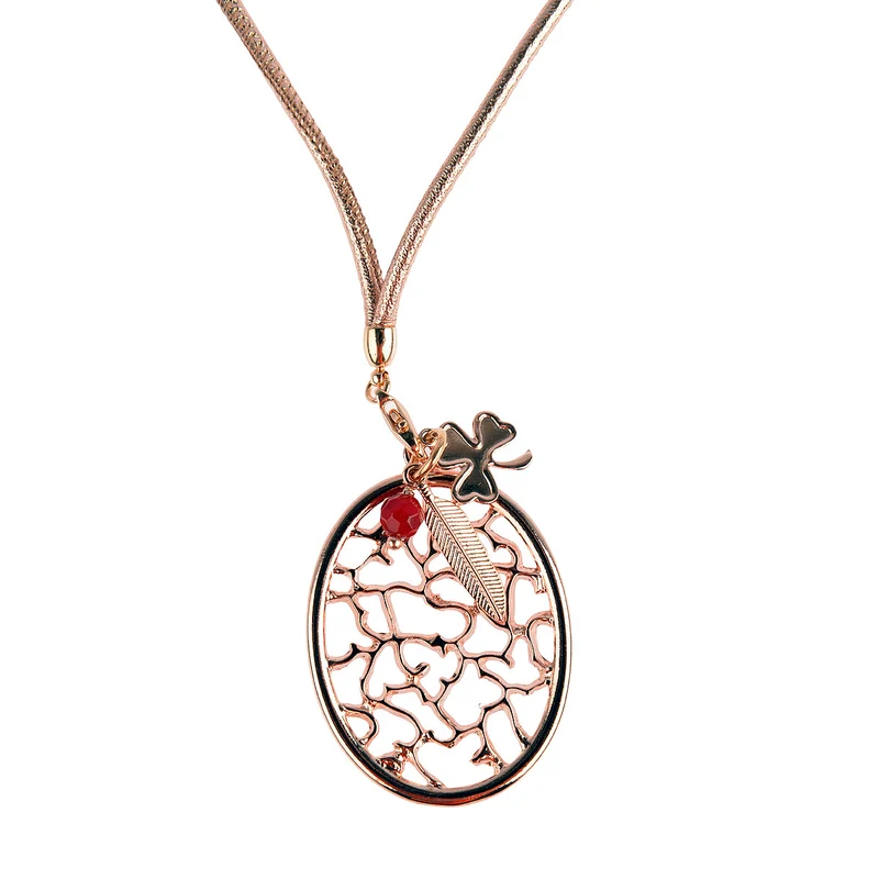 KATHY Jewels Kette Coral in Roségold