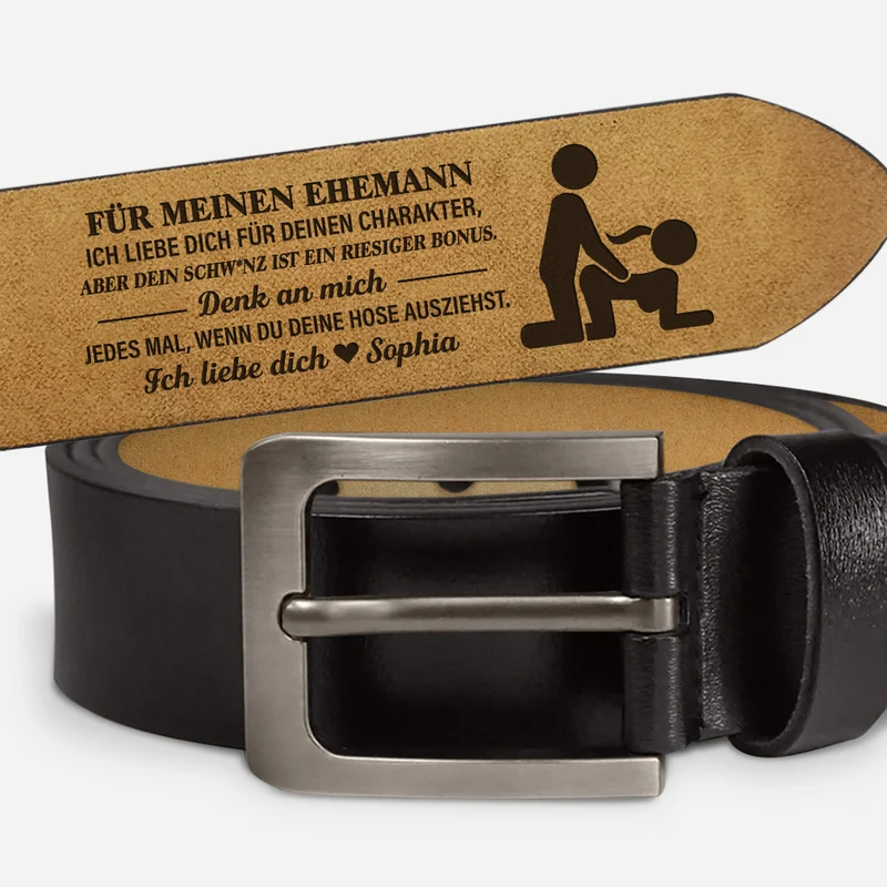 Witze Ab 18 Paar - Personalisierter Gürtel
