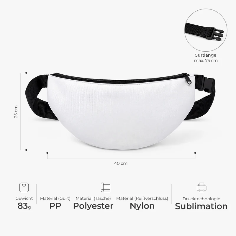 Bauchtasche Bauch Optik - Lustige Bauchtasche Herren Personalisiert