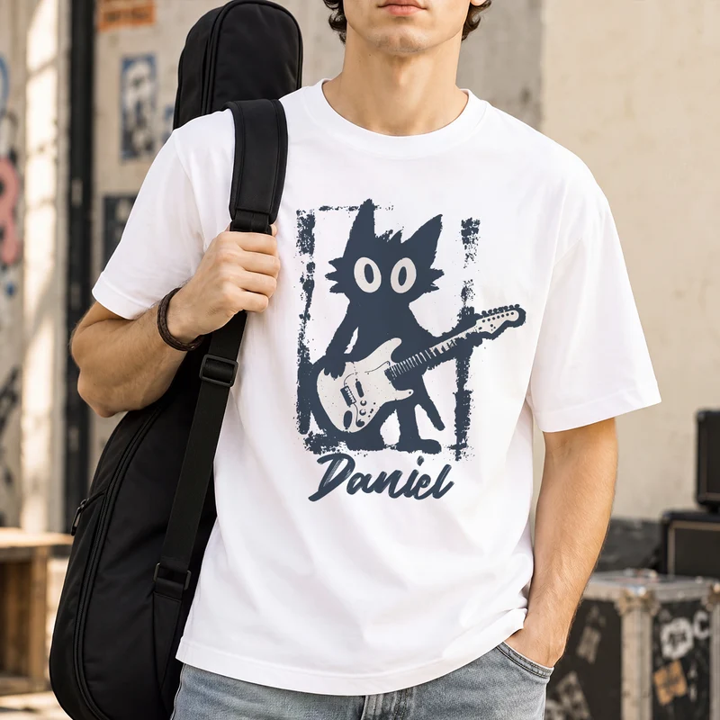 Gitarre - Personalisiertes T-Shirt