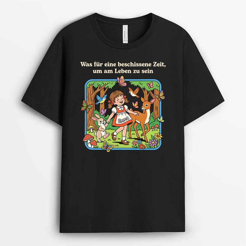 Was Für Eine Beschissene Zeit Um Am Leben Zu Sein - Personalisierte T Shirts Damen