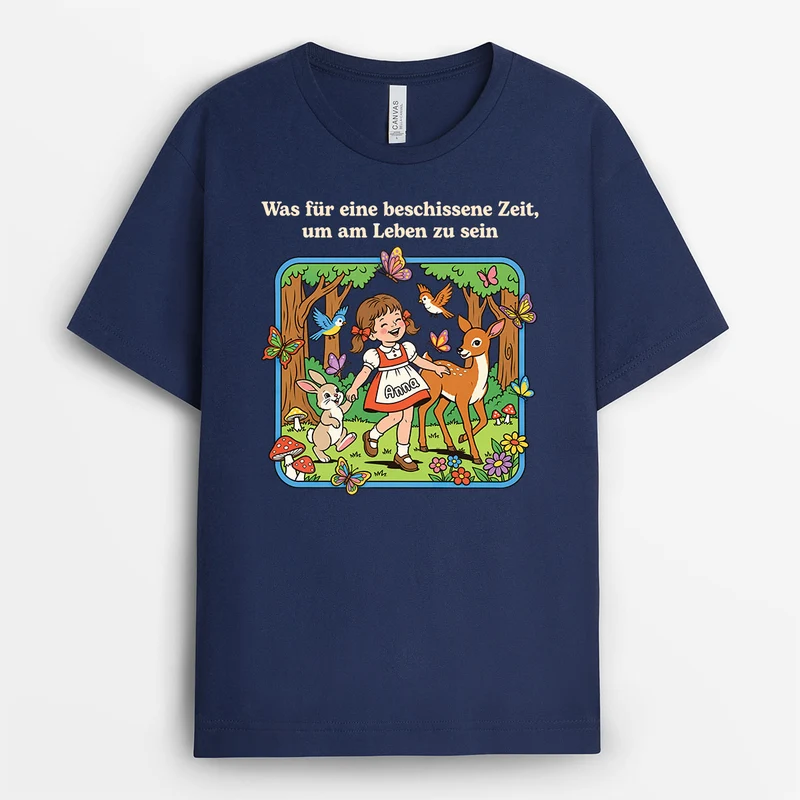 Was Für Eine Beschissene Zeit Um Am Leben Zu Sein - Personalisierte T Shirts Damen