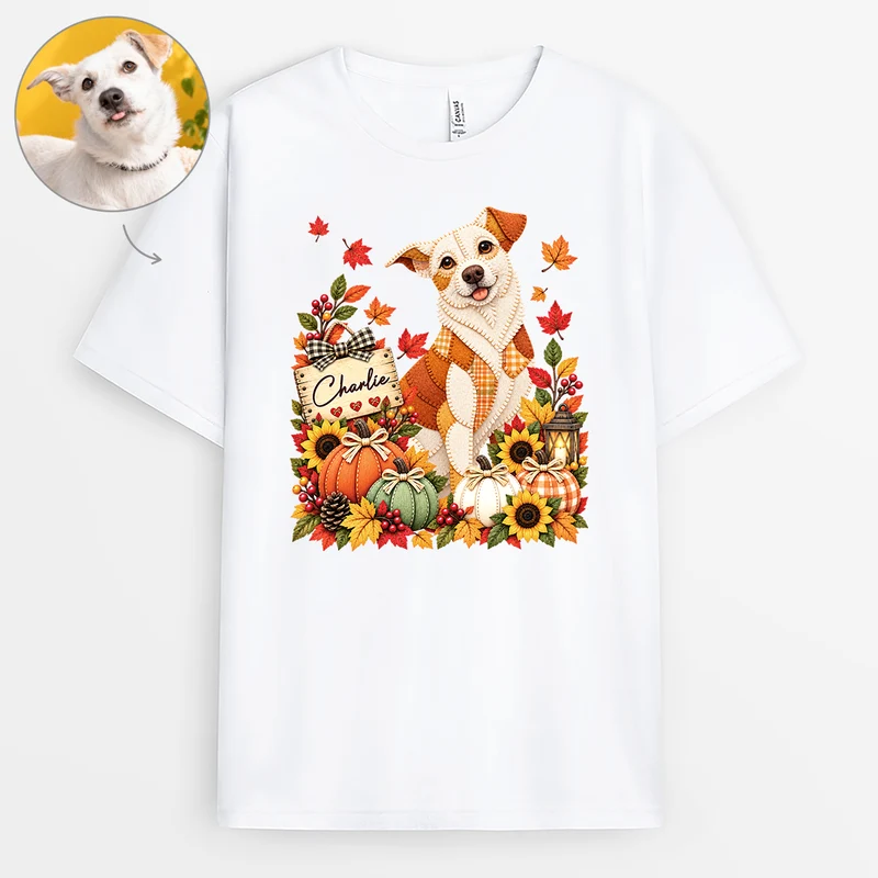 Haustier AI Bild Generator - Personalisiertes T Shirt Herbst