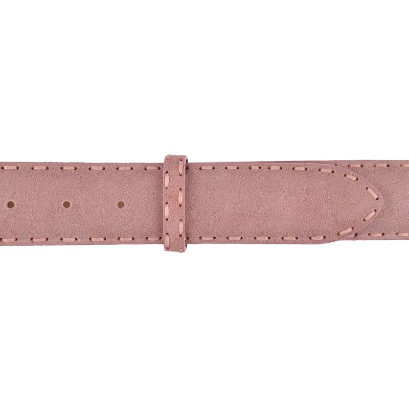 ELBBELT Wildleder Gürtel in Rosa 4cm