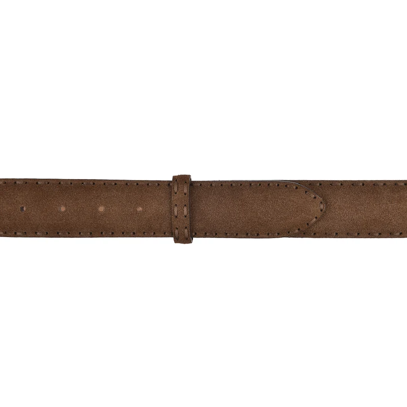 ELBBELT Wildleder Gürtel in Braun 4cm