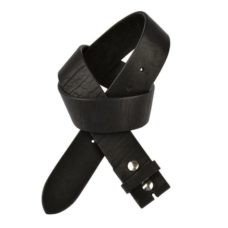 ELBBELT Rindsleder Gürtel in Schwarz 4cm
