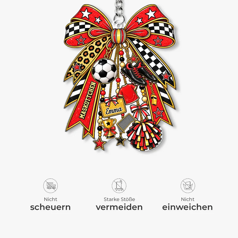 Sportart - Acryl Schlüsselanhänger Personalisiert