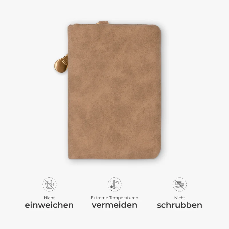 Alphabet Name + Geburtsmonat Blume - Personalisierte Geschenke Für Frauen | Trifold Portemonnaie Hologram