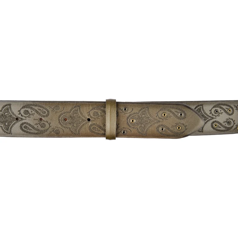 Reptile’s House Pythonleder Gürtel SANDY in Beige