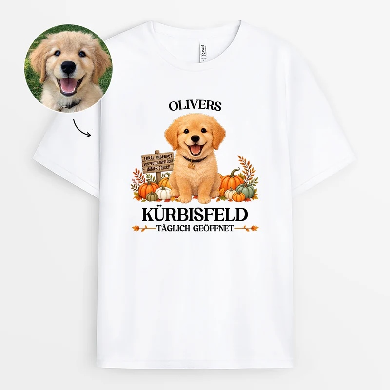Haustier AI Bild Generator - Herbst T Shirts Personalisiert