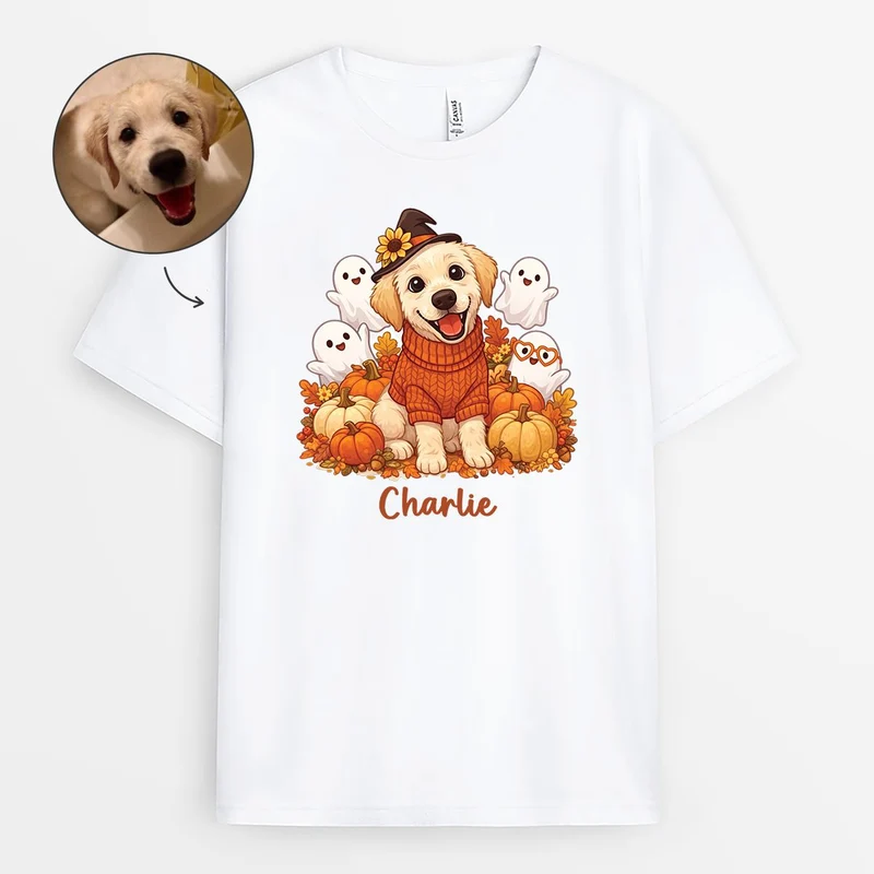 Haustier AI Bild Generator - Herbst Shirt Personalisiert