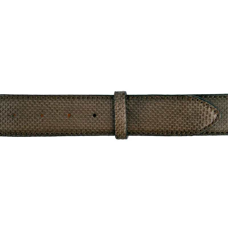 Reptile’s House Kalbsleder Gürtel BLIND in Corda Dark