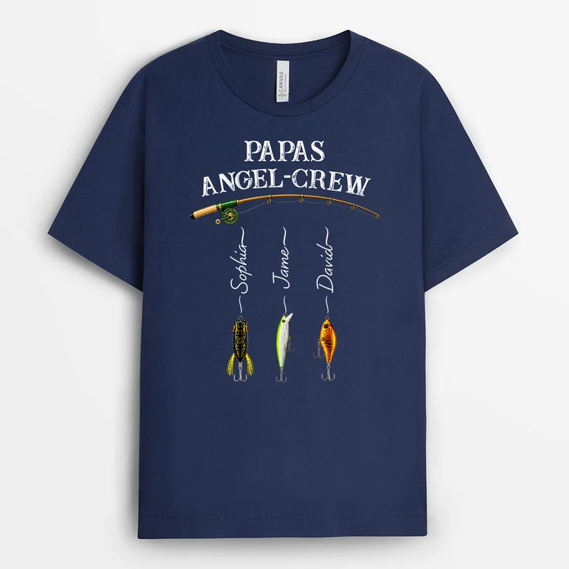 Opas Angel-Crew - Personalisiertes Geschenk | Papa Shirt