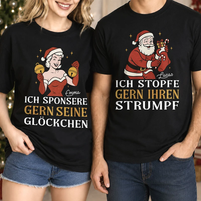 Ich Sponsere Gern Seine Glöckchen - Personalisierte Weihnachtsgeschenke | Partner T Shirts Lustig