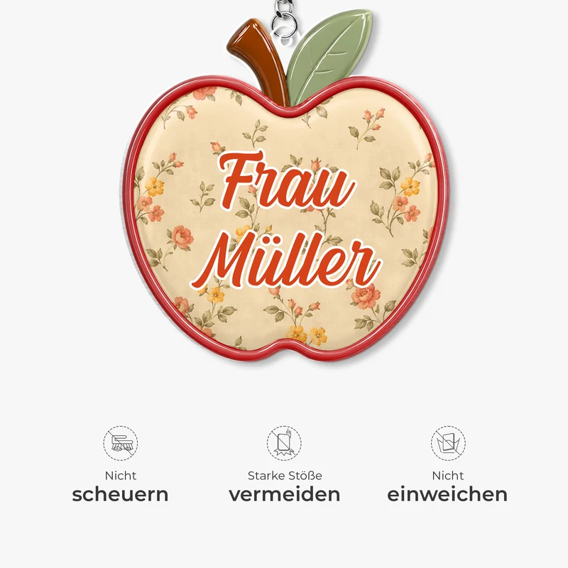 Lehrer - Personalisiertes Geschenk | Namensanhänger Schlüssel