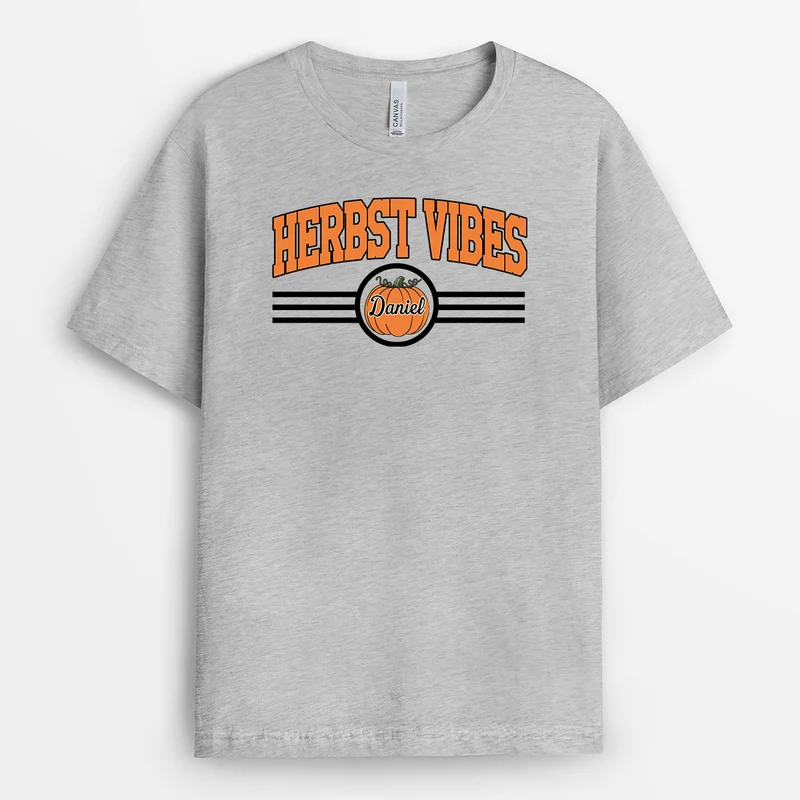Herbst Vibes - Personalisiertes Geschenk | T Shirts Damen Männer
