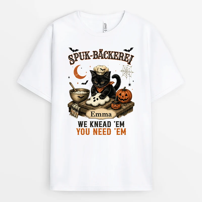 Spuk-Bäckerei - Personalisiertes Geschenk | Halloween Shirt