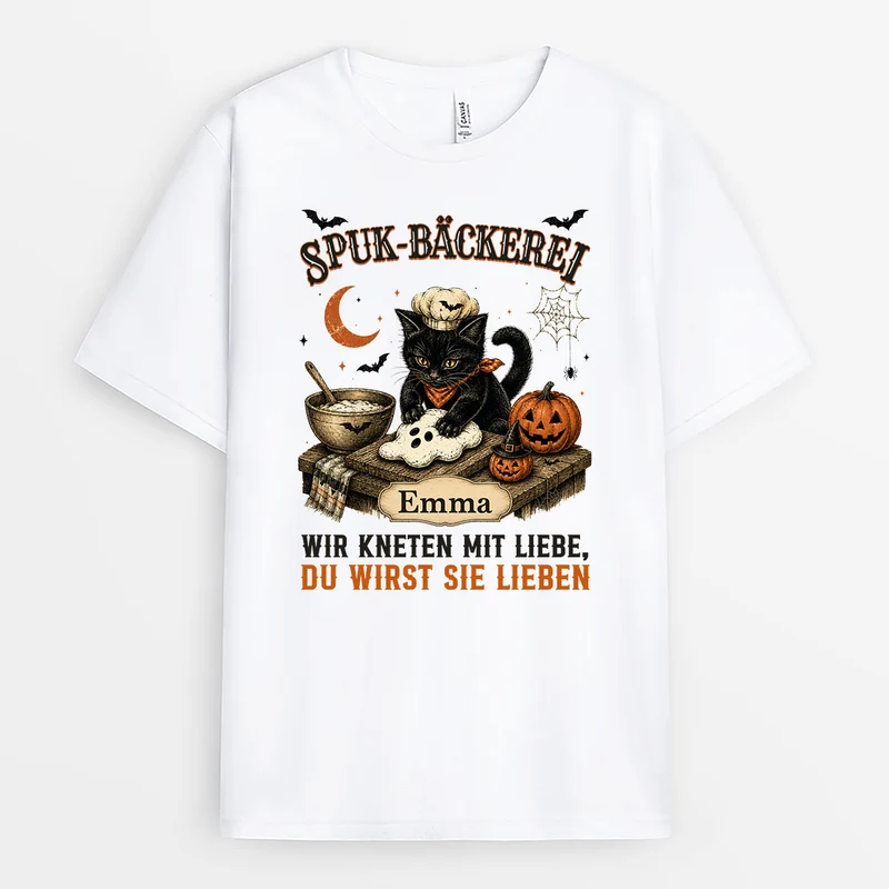 Spuk-Bäckerei - Personalisiertes Geschenk | Halloween Shirt