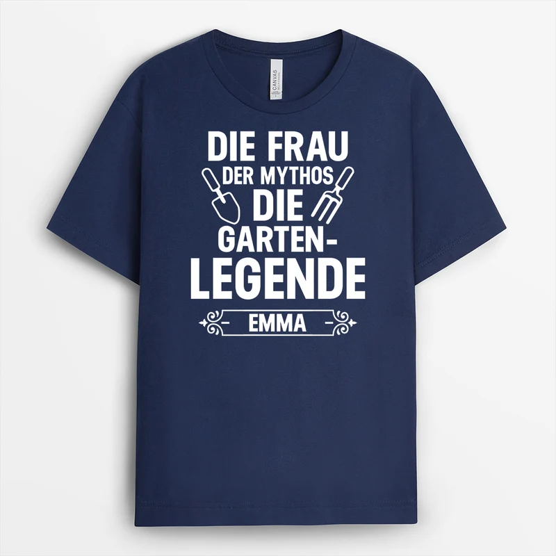 Der Mann Der Mythos Die Gartenlegende - Personalisiertes Geschenk | Garten T Shirt Männer Frauen