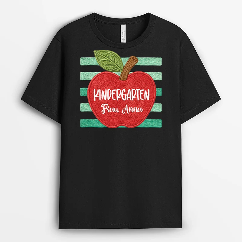 Schulkind Bleistift Geschenkschleife - Personalisiertes Geschenk Lehrer | T Shirt