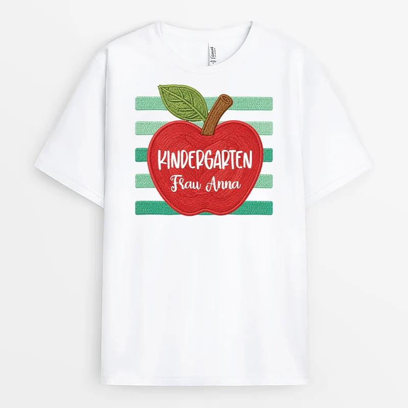 Schulkind Geschenkschleife Bleistift - Personalisiertes Geschenk Lehrer | T Shirt