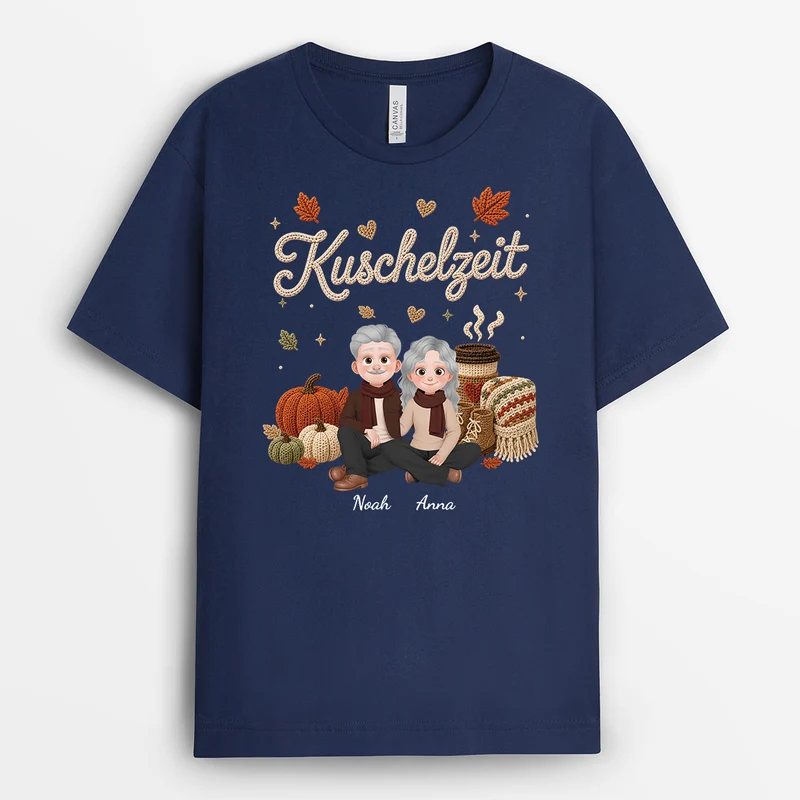 Kuschelzeit - Personalisierte Geschenke Paar | T Shirt