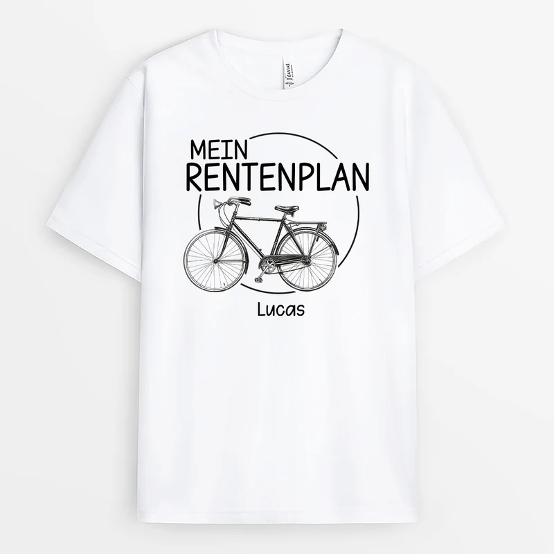 Mein Rentenplan - Personalisiertes Geschenk | T Shirt Rente