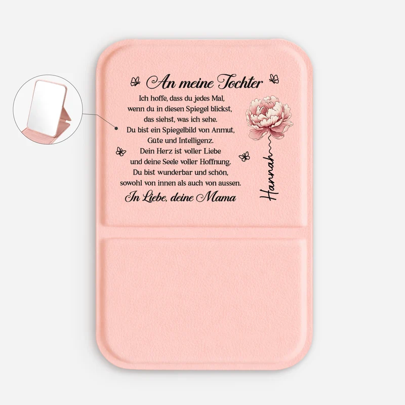 Spruch Tochter Liebe Kurz - Personalisierte Geschenke Tochter | Taschenspiegel
