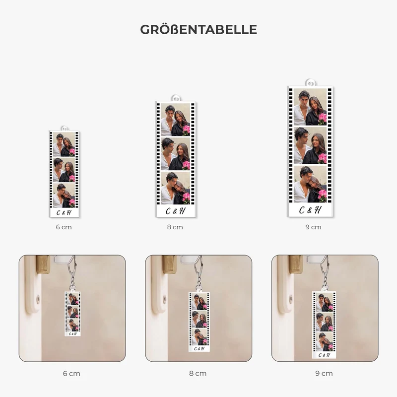 Film Bilder - Personalisierte Geschenke Foto | Acryl Schlüsselanhänger