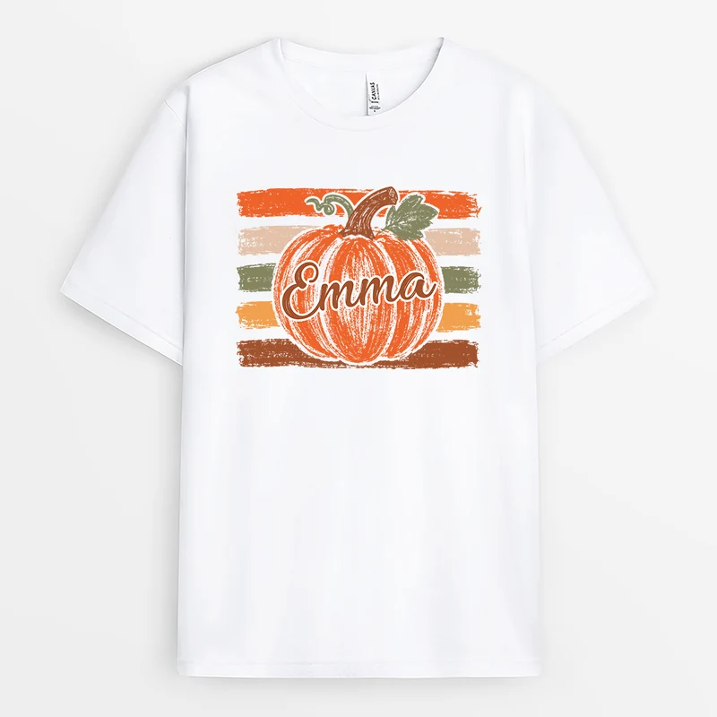 Kürbis - Personalisiertes Geschenk | T Shirts Damen Männer Herbst