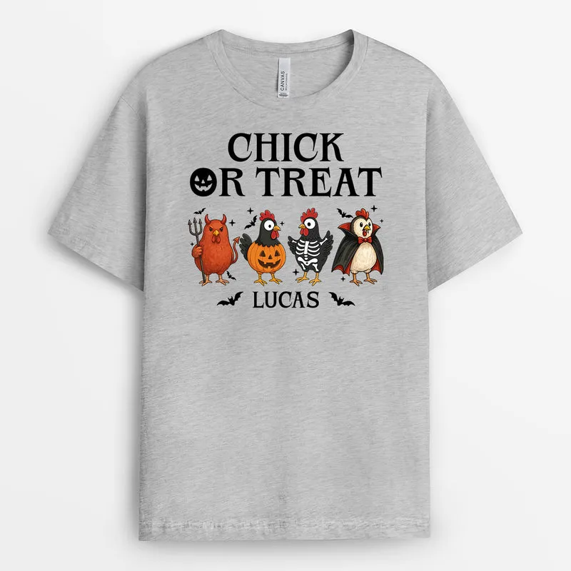 Chick Or Treat - Personalisiertes Geschenk | Halloween Shirt