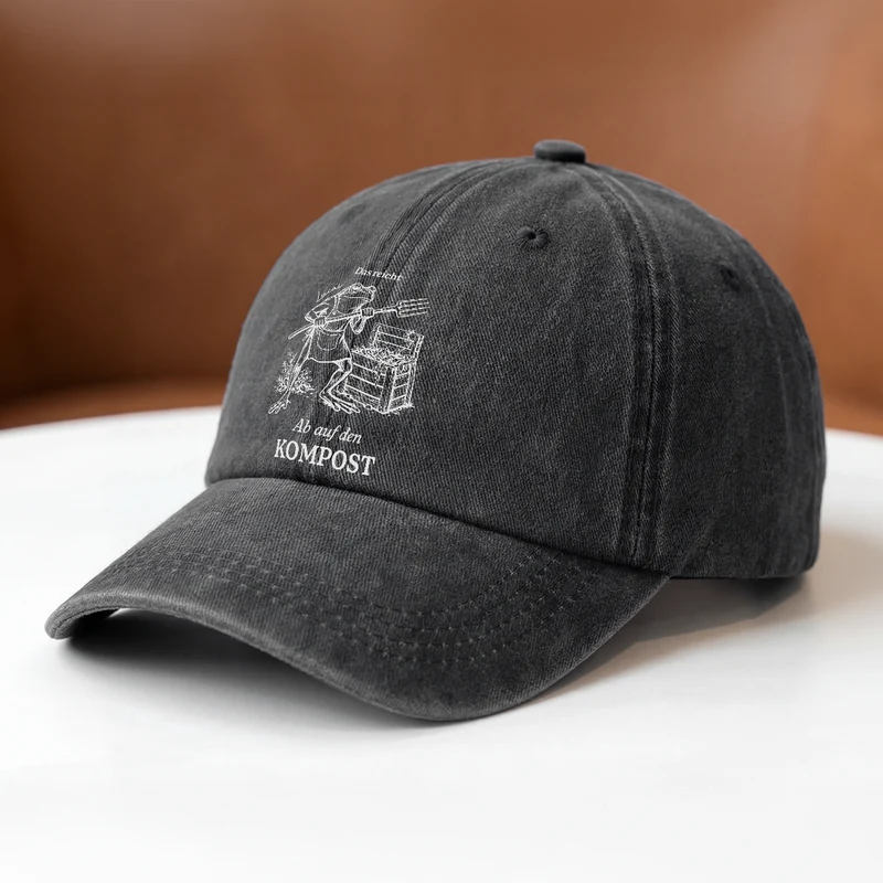 Das Reicht Ab Auf Den Kompost - Personalisiertes Geschenk | Washed Cap Lustig Garten