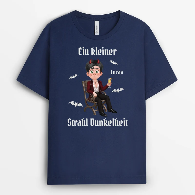Ein Kleiner Strahl Dunkelheit - Personalisiertes Geschenk | T Shirts Damen Männer Schwarz