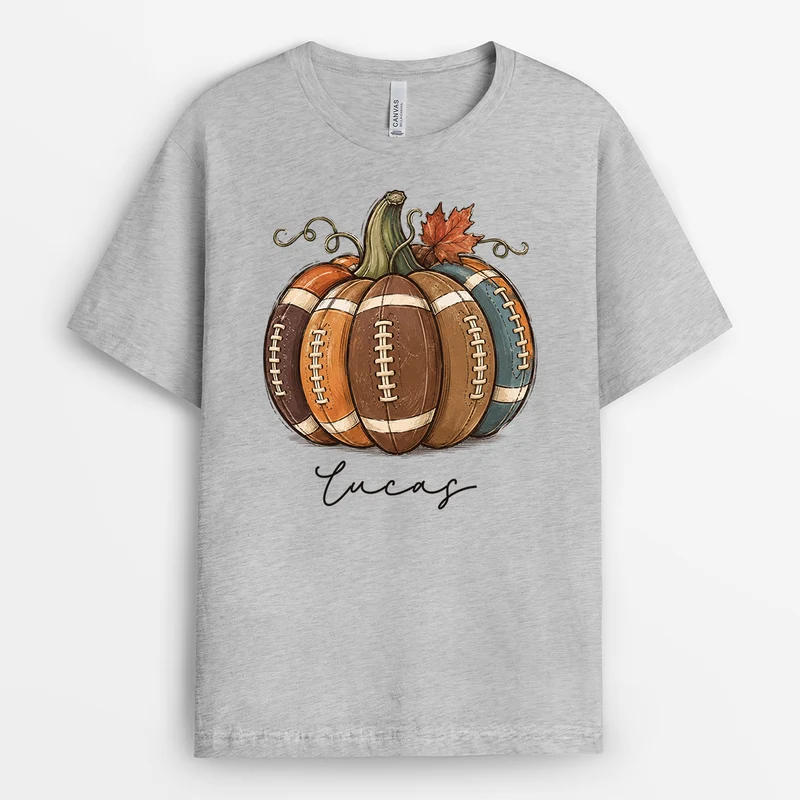 Amerikanischer Fußball - Personalisiertes Geschenk | T Shirts Damen Männer Herbst