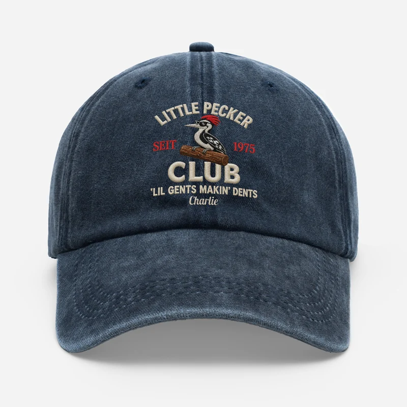 Little Pecker Club 'Lil Gents Makin' Dents - Personalisierte Geschenke Lustig | Washed Cap Männer