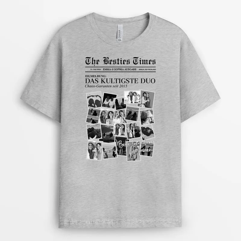Magazin Für Beste Freundin Erstellen - Personalisierte Geschenke Foto | T Shirt Freundin