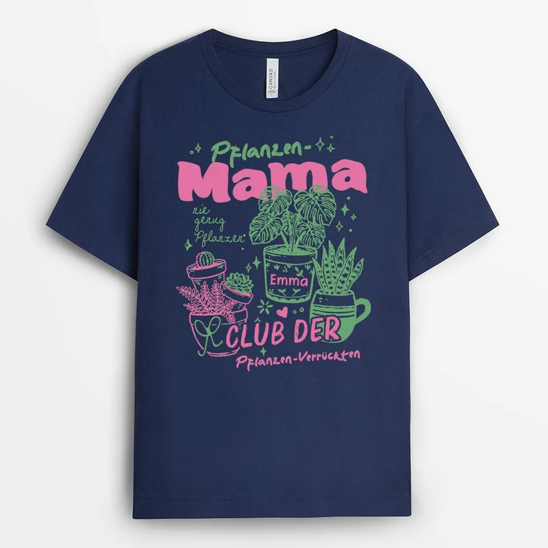 Club Der Pflanzen-Verrückten - Personalisiertes Geschenk | Garten T Shirt Schwarz