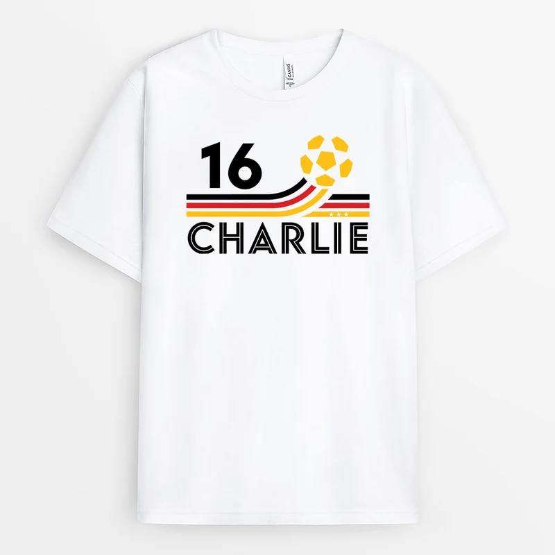 Name + Nummer - Personalisiertes Geschenk | Fussball Shirt