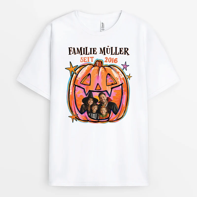 Halloween - Personalisiertes Geschenk | T Shirt Mit Bild