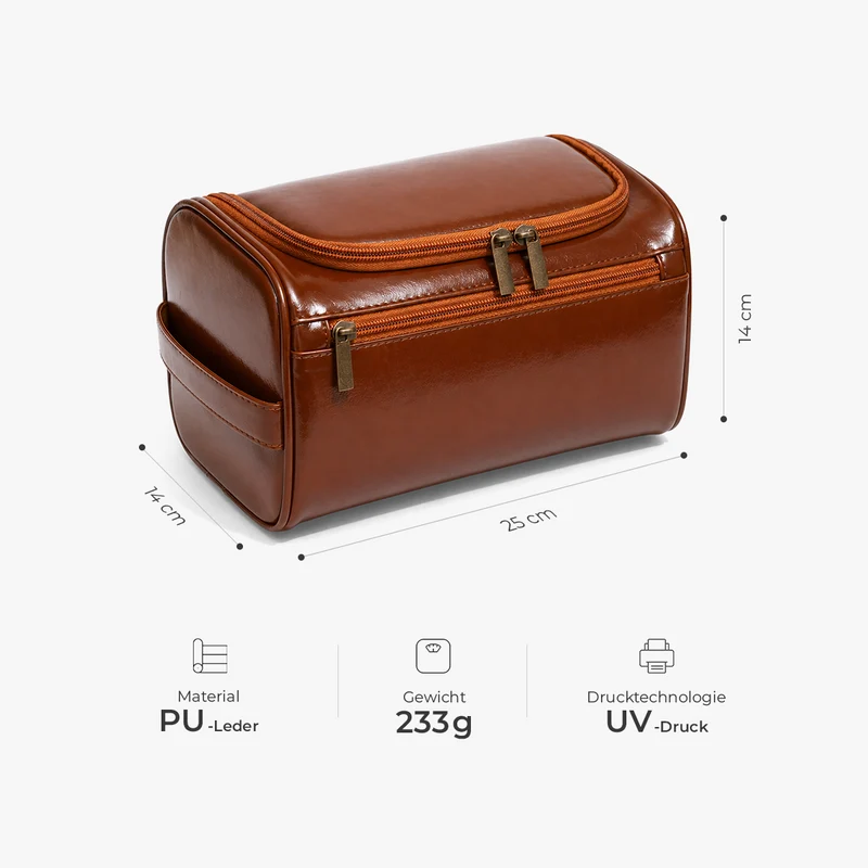 Männerkram - Personalisierte Geschenke Für Männer | Kulturtasche Leder